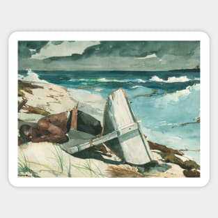 After the Hurricane, Bahamas by Winslow Homer Sticker